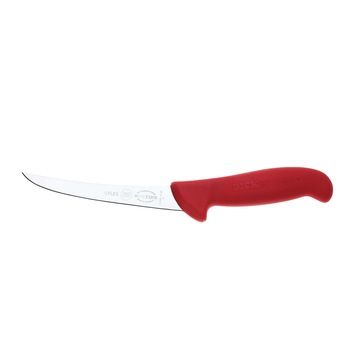Cutit Dick 2982/15-03, maner rosu, lama semi-flexibila de 15 cm Cutit Dick 2982/15-03, maner rosu, lama semi-flexibila de 15 cm