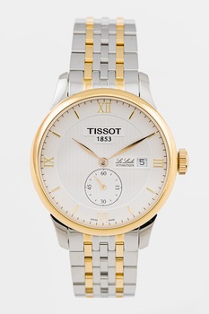 Tissot, Ceas automatic din otel inoxidabil, Argintiu/Auriu dechis Tissot, Ceas automatic din otel inoxidabil, Argintiu/Auriu dechis