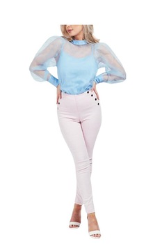 Blugi dama cu talie inalta, Guess Jeans  Blugi dama cu talie inalta, Guess Jeans