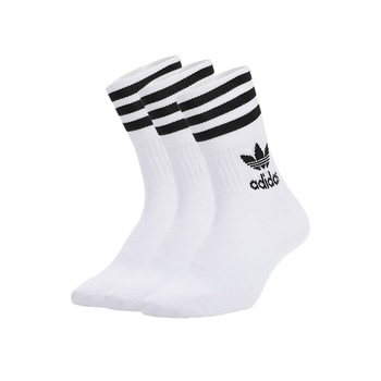 Set 3 Perechi Sosete Adidas Mid Cut GD3575, Alb, 37-39 Set 3 Perechi Sosete Adidas Mid Cut GD3575, Alb, 37-39