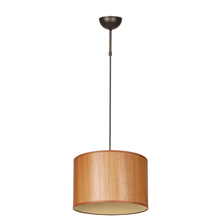 Пендел Lightstyle Сона Кафяв - Цилиндър ф300, 1xE27, Патина