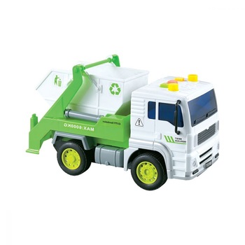 Masina camion de gunoiu cu lumini si sunete, pentru copii , ATS Masina camion de gunoiu cu lumini si sunete, pentru copii , ATS