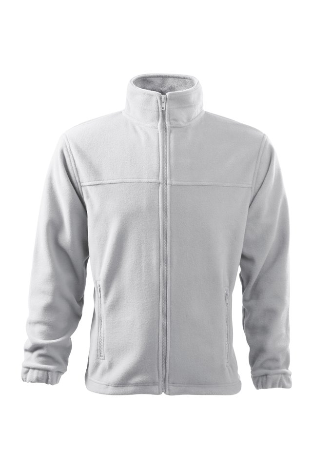 Jacheta fleece pentru barbati - 501, Alb