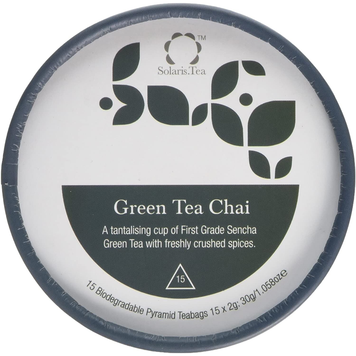 Ceai Organic Verde Chai 15 plicuri piramidale Solaris