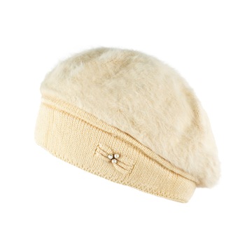 Bereta dama din lana Pami, C-D621-276, Crem Bereta dama din lana Pami, C-D621-276, Crem
