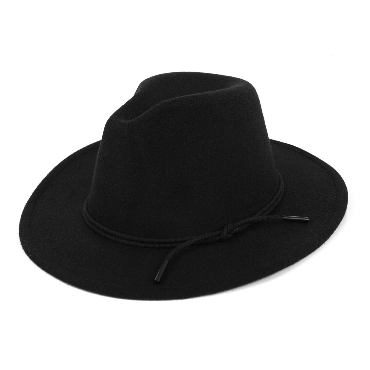 Palarie de stofa unisex Pami, 57 cm, P-A621-295, Negru