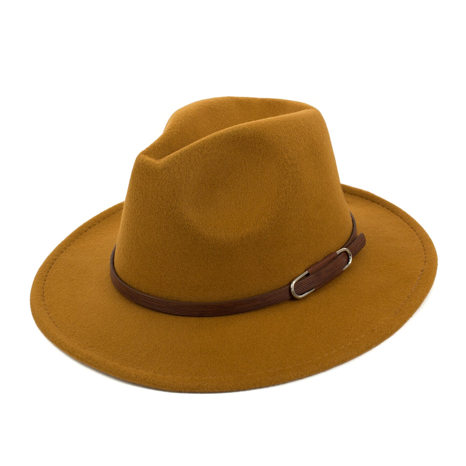 Palarie de stofa unisex Pami, 57 cm, P-A621-293, Camel