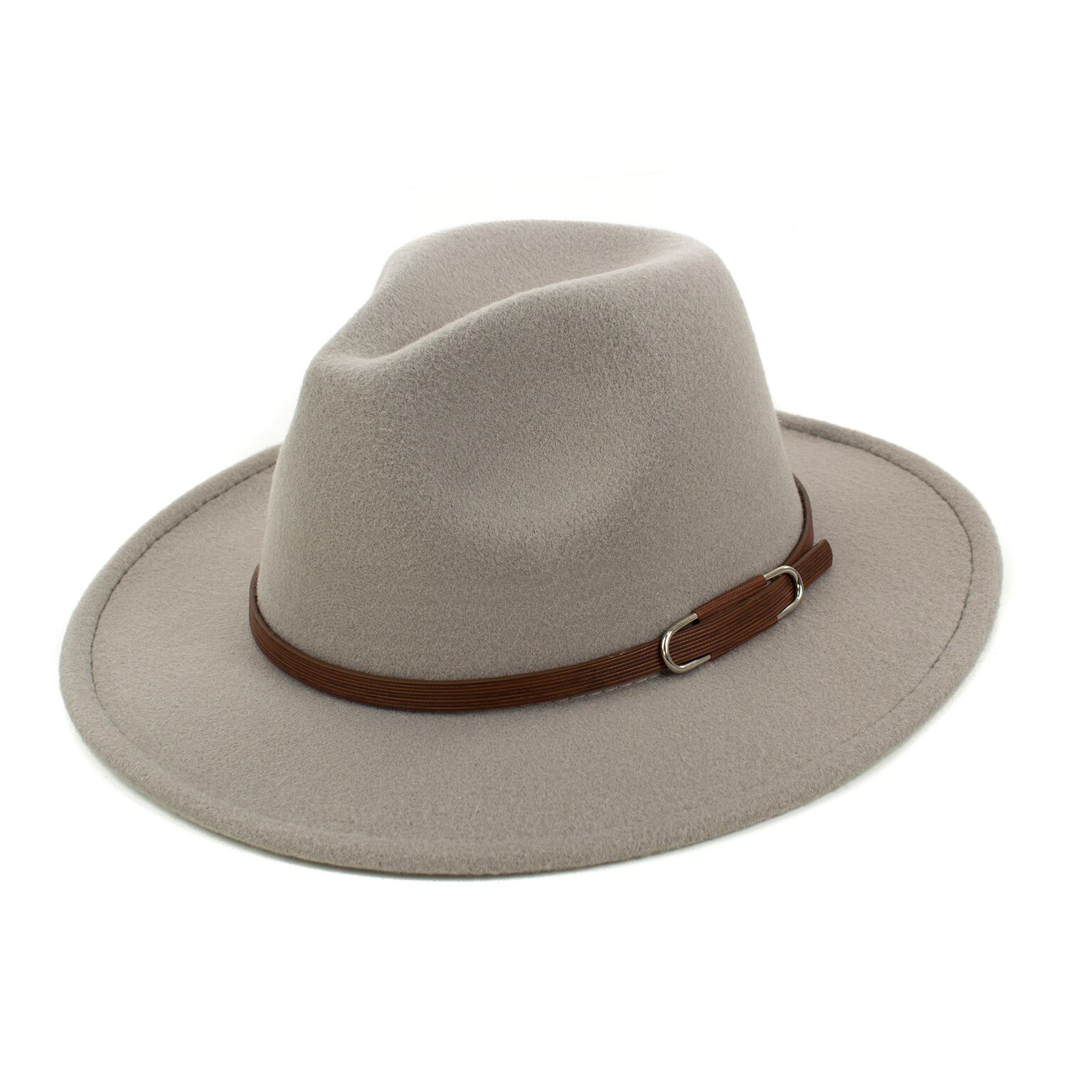 Palarie de stofa unisex Pami, 57 cm, P-A621-293, Gri