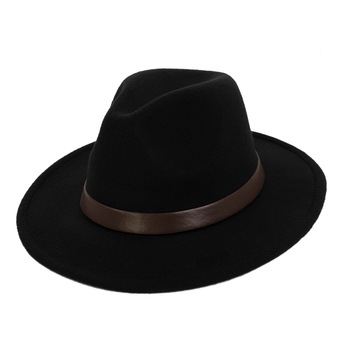 Palarie de stofa unisex Pami, 57 cm, P-A621-290, Negru Palarie de stofa unisex Pami, 57 cm, P-A621-290, Negru