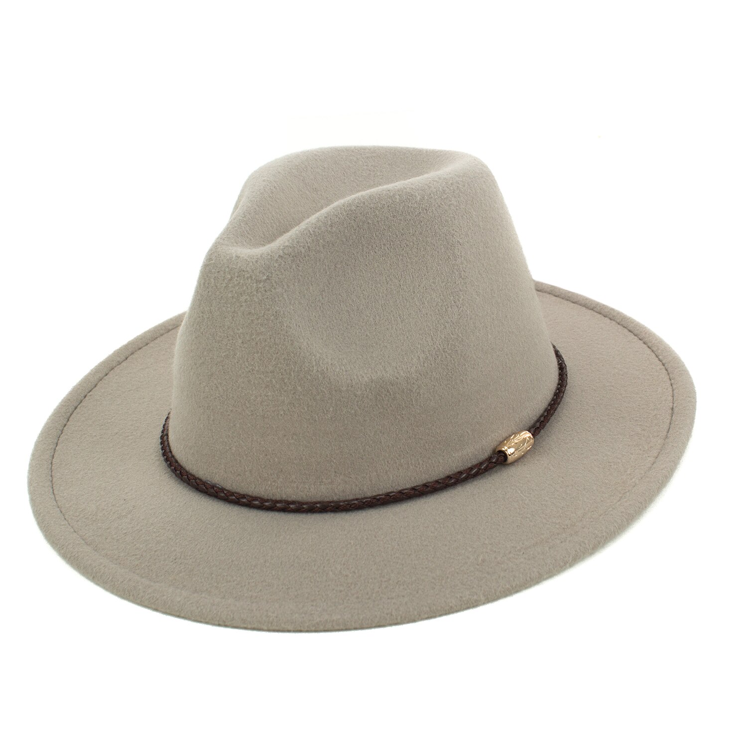 Palarie de stofa unisex Pami, 57 cm, P-A621-296, Gri