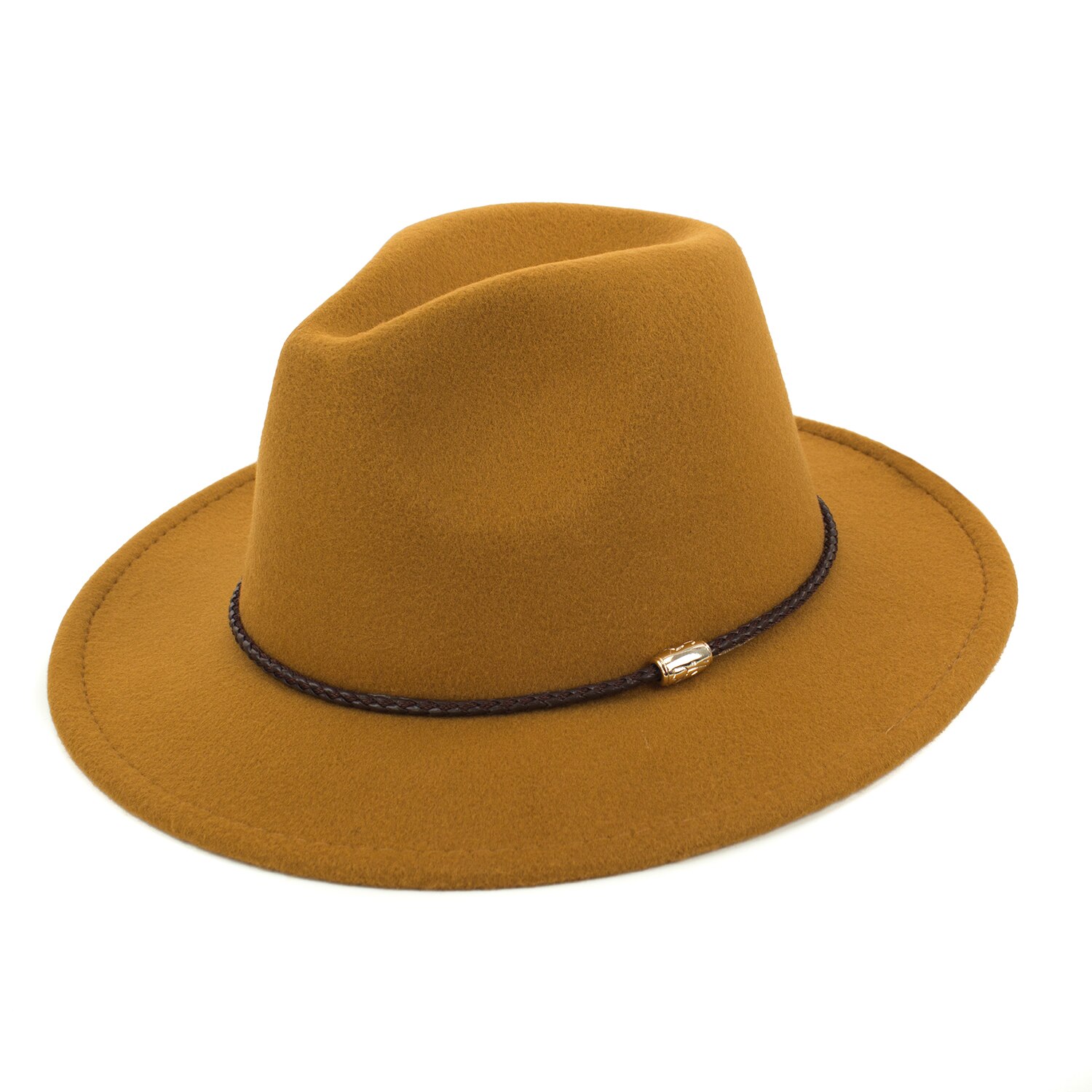 Palarie de stofa unisex Pami, 57 cm, P-A621-296, Camel