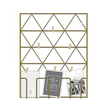 Rama metalica Gold pentru 6 fotografii, 50 x 40 x 4.3 cm Rama metalica Gold pentru 6 fotografii, 50 x 40 x 4.3 cm