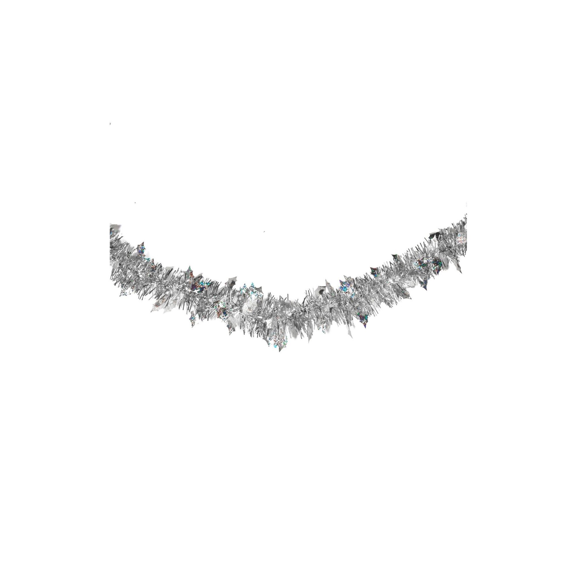 Beteala, Zola, pentru pomul de Craciun, argintie, 3mx8cm