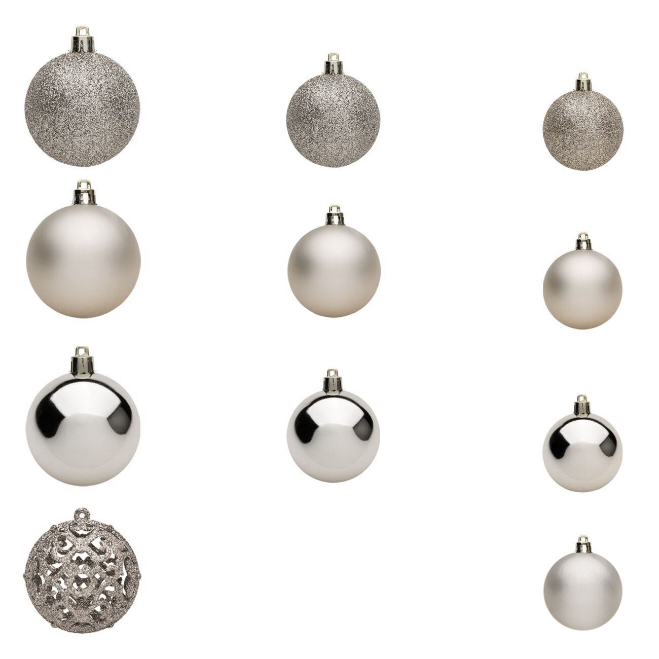 Set 100 de globulete, Zola®, aurii, modele si marimi diferite, 3-4-6 cm