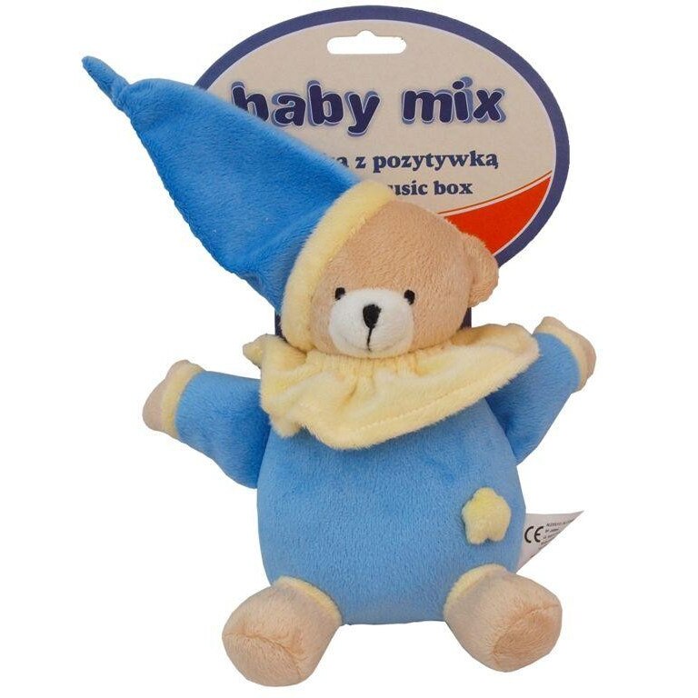 Jucarie de plus muzicala Baby Mix Ursuletul somnoros 313Y, Multicolor