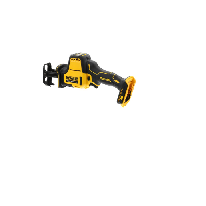 Акумулаторен трион DEWALT DCS369N, 18V XR, безчетков мотор, макс. рязане 90 мм, 2800 хода в минута, LED осветление, променлива скорост, лесна и бърза смяна на ножа, батерия/зарядно не са включени