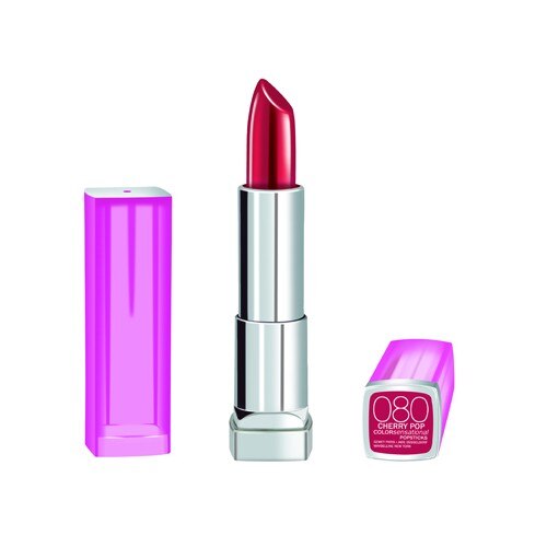 Ruj Maybelline Color Sensational Popsticks 80 Cherry Pop