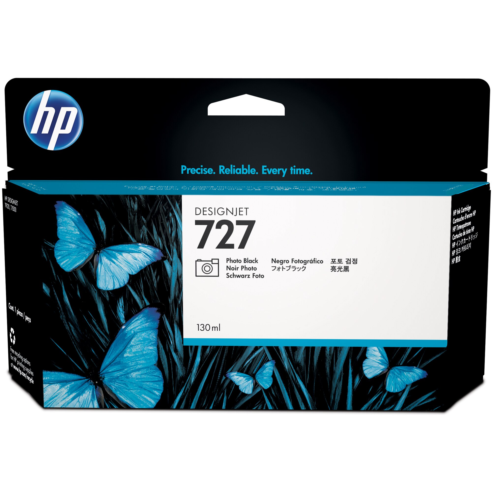 Cartus HP 727, Negru Foto