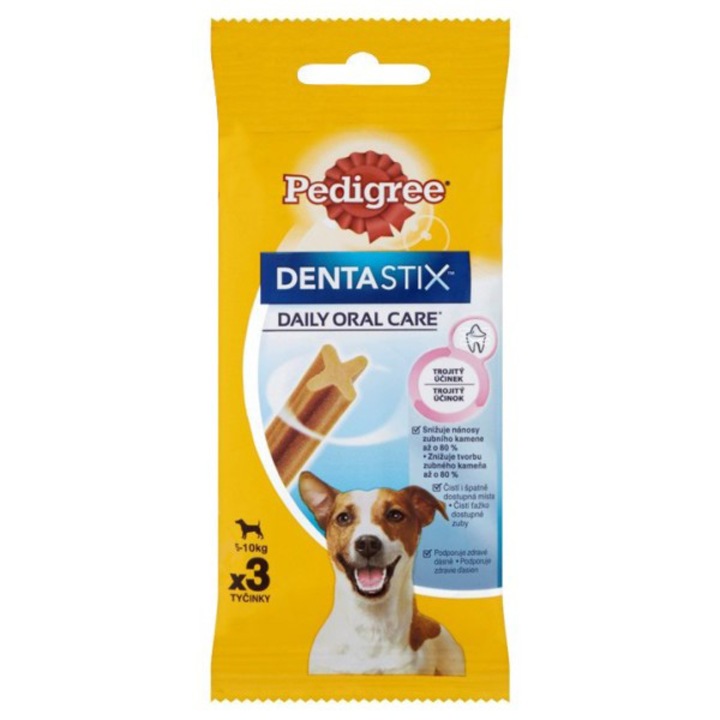 Pedigree DentaStix (S) jutalomfalat 5-10 kg-os kutyáknak, 3db, 45g