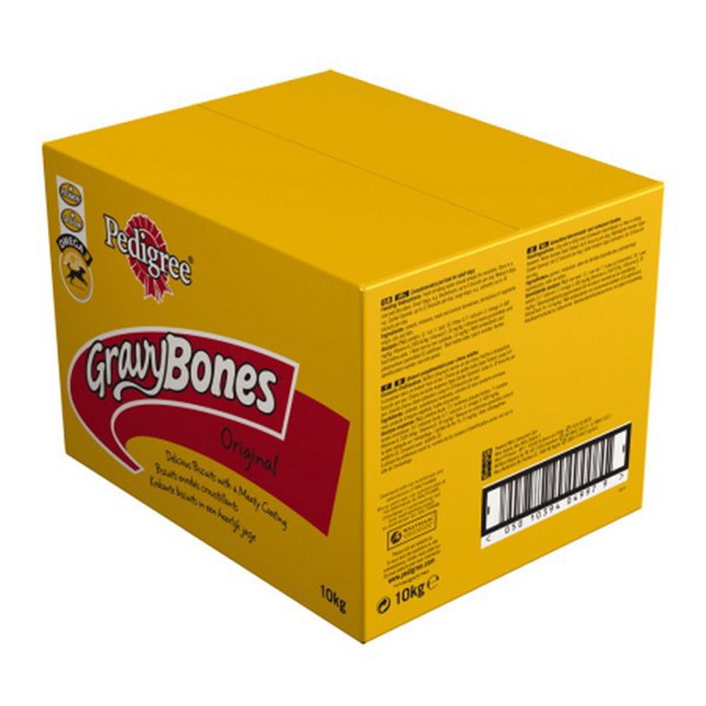 Recompense pentru caini Pedigree Biscrok Gravy Bones, 10kg