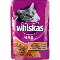 Hrana umeda pentru pisici Whiskas, Somon in sos, 100g