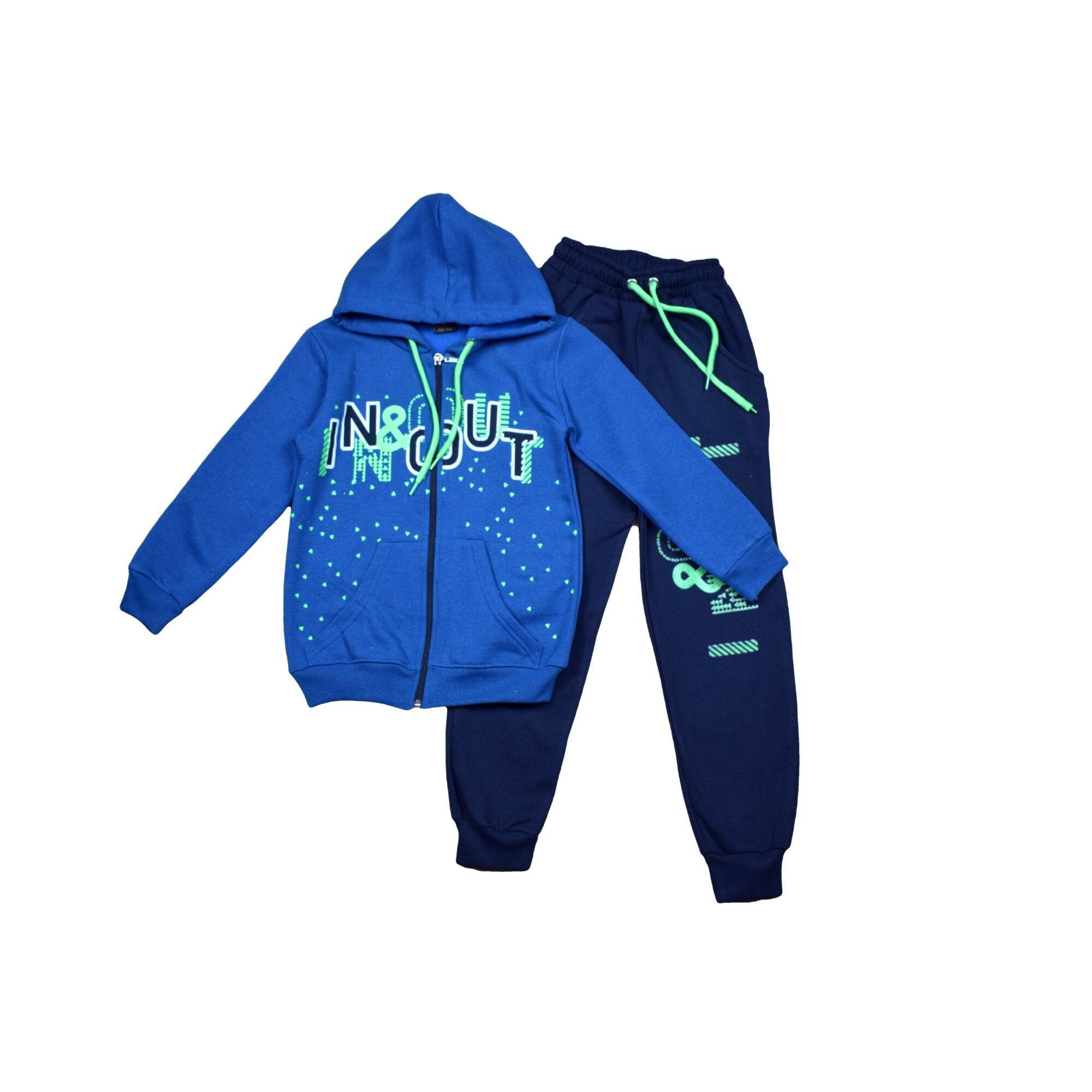 Compleu trening, Ecra, albastru cu negru