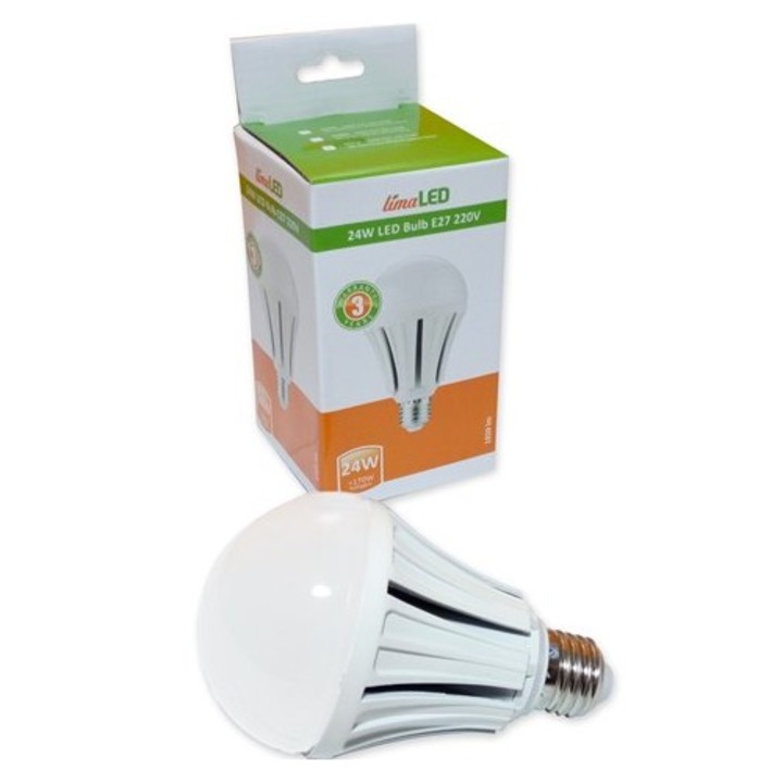 Bec LED limaLED E27 А80 4500K 24W