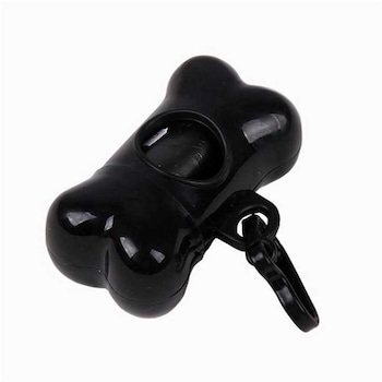 Suport saci igienici caini plus rola 15buc, negru Suport saci igienici caini plus rola 15buc, negru