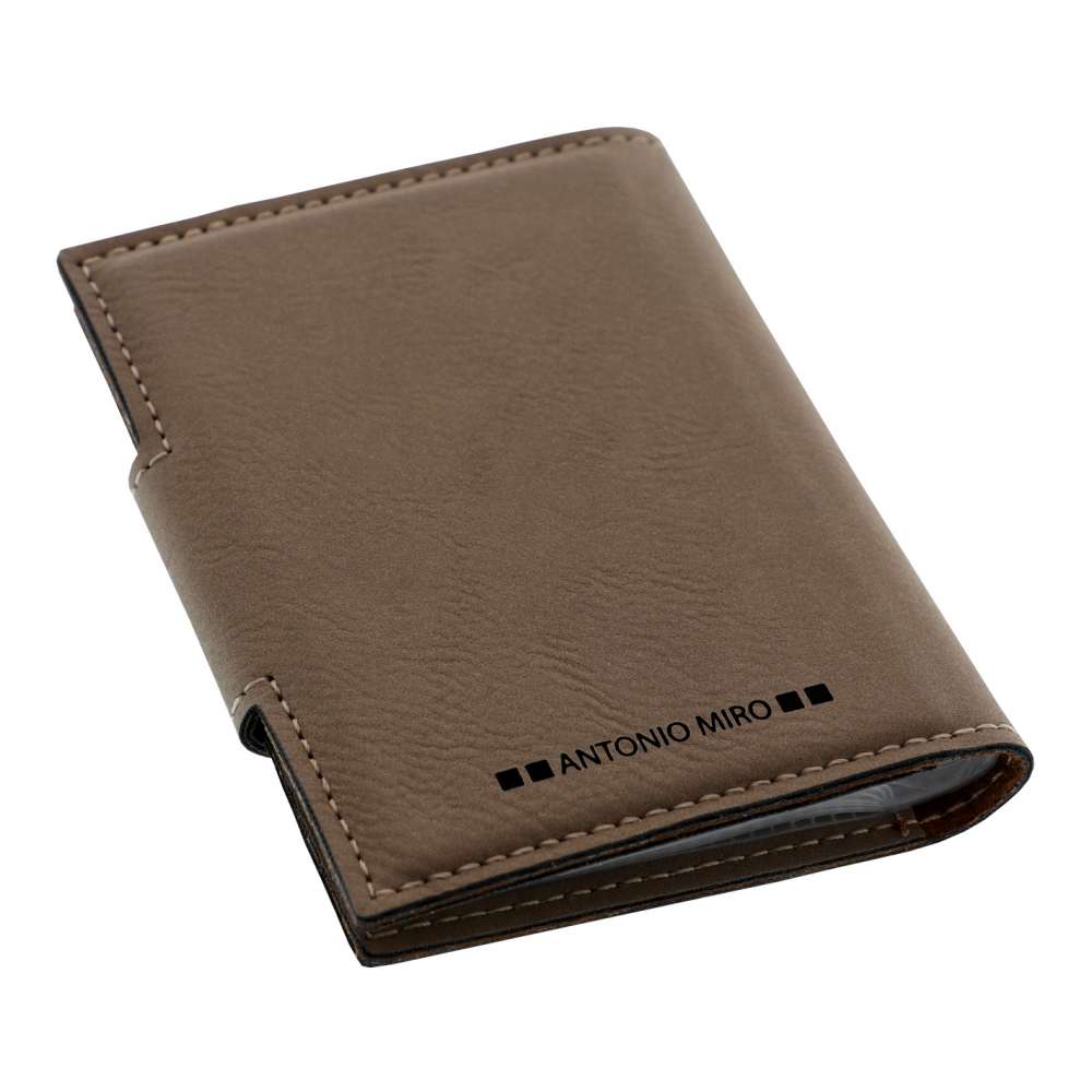 Suport Carti de Vizita Piele Antonio Miro 11 cm