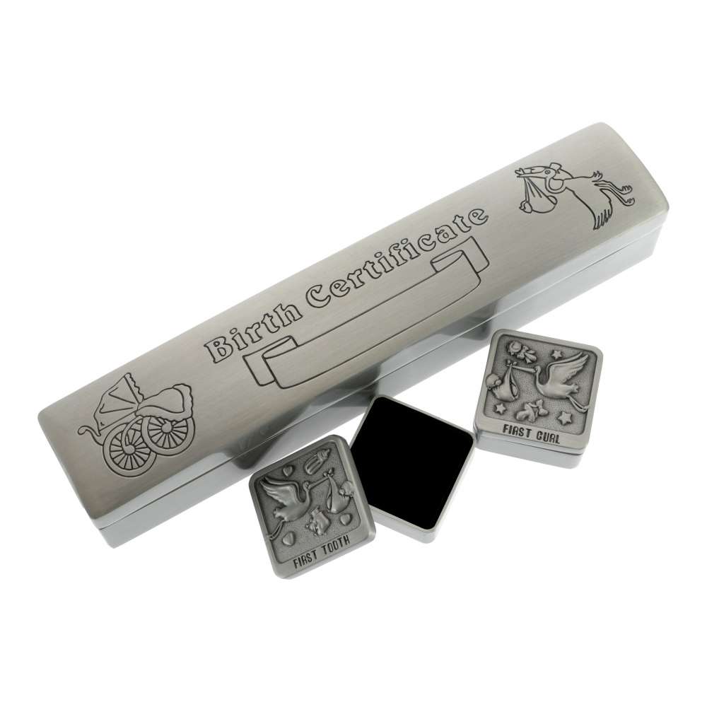 Set Cadou Nou Nascut 3 Piese Antimoniu