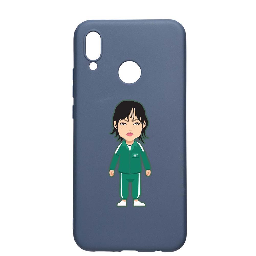 Husa Silicon Compatibila Cu Samsung Galaxy A20, Squid Game - Gamer 067, rezistenta la uzura, anti-alunecare, AlaskanBlue, AB840