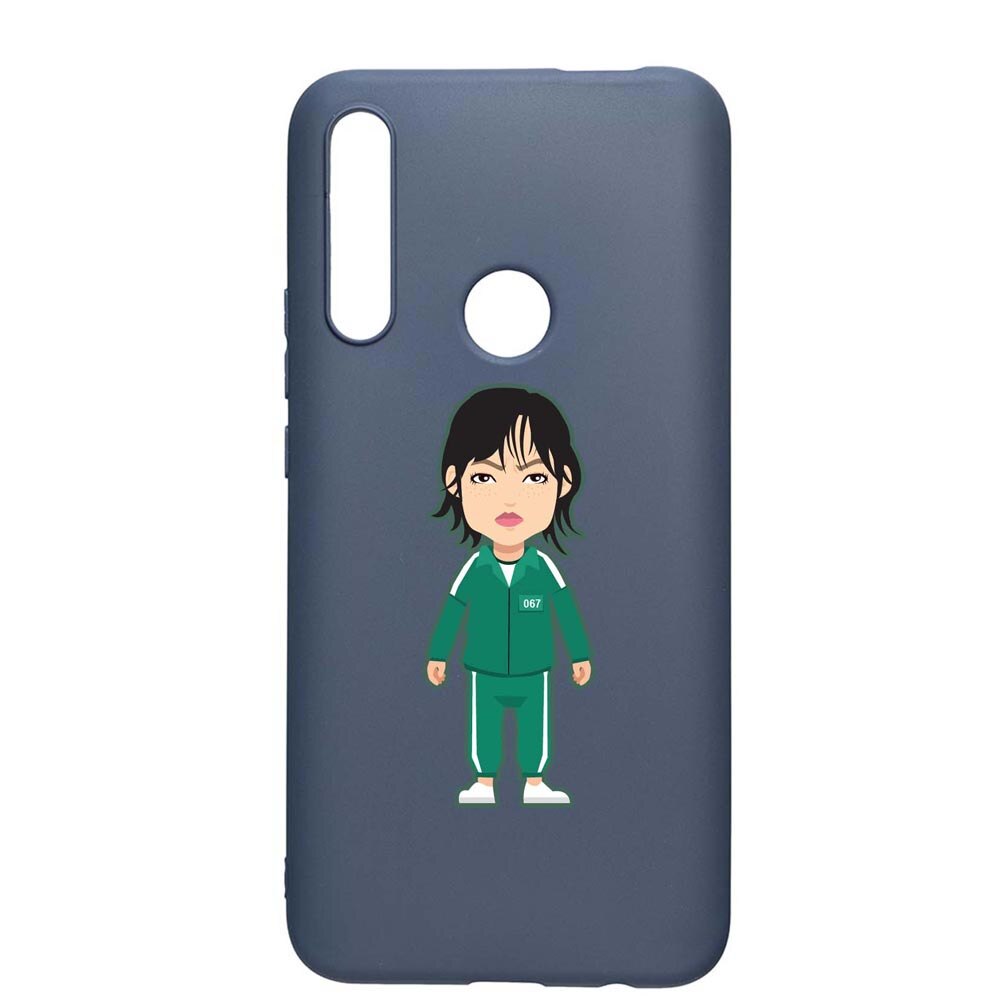 Husa Silicon Compatibila Cu Huawei P Smart Z, Squid Game - Gamer 067, rezistenta la uzura, anti-alunecare, AlaskanBlue, AB840