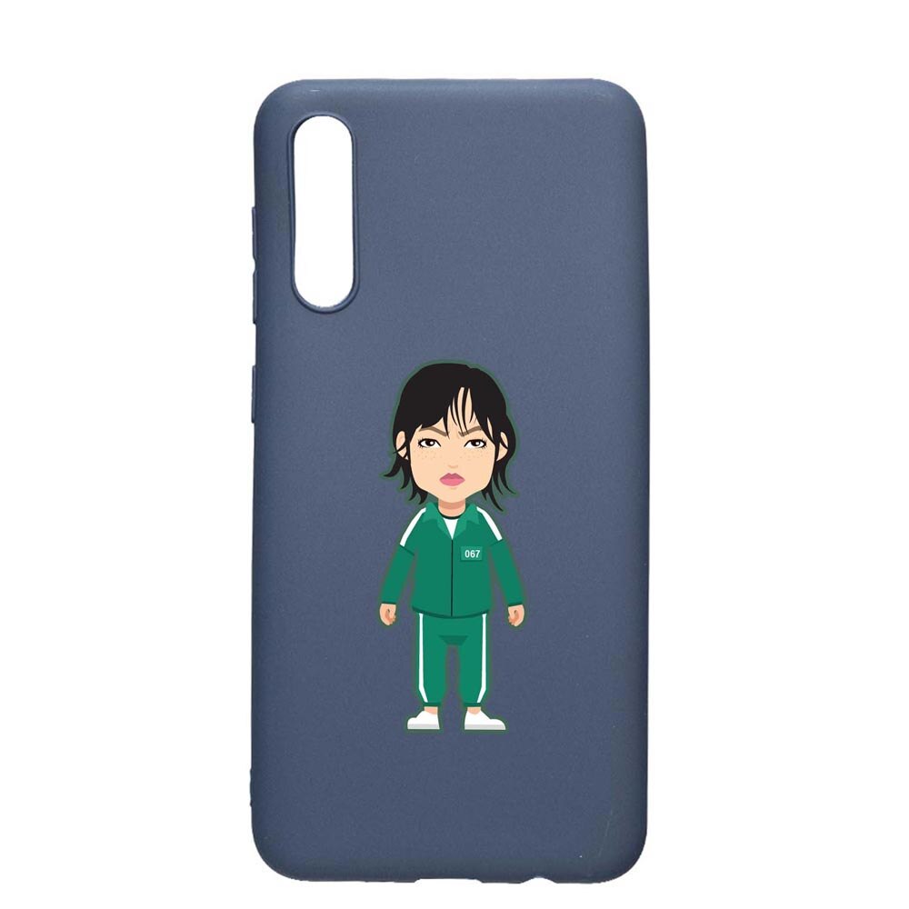 Husa Silicon Compatibila Cu Samsung Galaxy A70, Squid Game - Gamer 067, rezistenta la uzura, anti-alunecare, AlaskanBlue, AB840