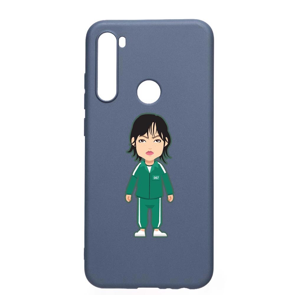 Husa Silicon Compatibila Cu Xiaomi Redmi Note 8T, Squid Game - Gamer 067, rezistenta la uzura, anti-alunecare, AlaskanBlue, AB840