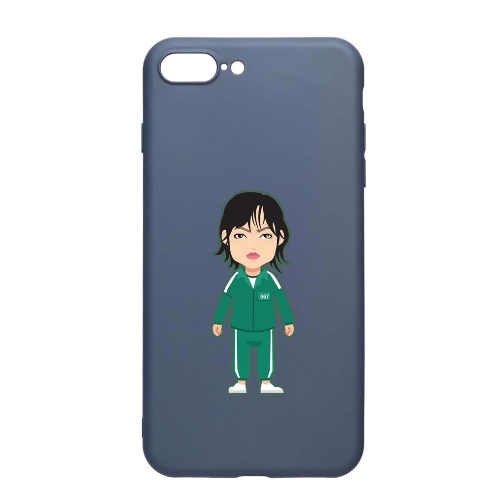 Husa Silicon Compatibila Cu Apple iPhone 8 Plus / 7 Plus, Squid Game - Gamer 067, rezistenta la uzura, anti-alunecare, AlaskanBlue, AB840