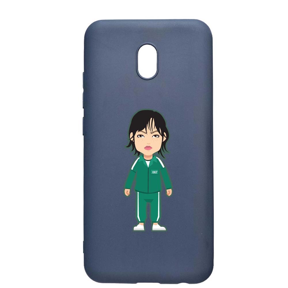 Husa Silicon Compatibila Cu Xiaomi Redmi 8A, Squid Game - Gamer 067, rezistenta la uzura, anti-alunecare, AlaskanBlue, AB840