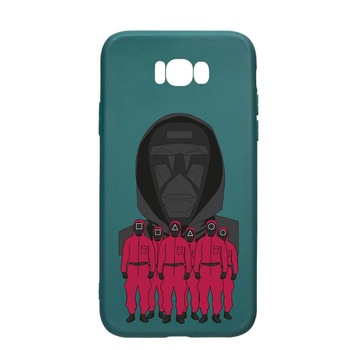 Husa Silicon Compatibila cu Samsung Galaxy S8, Squid Game - Front Man And Soldier, rezistenta la uzura, anti-alunecare, ForestGreen, FG841 Husa Silicon Compatibila cu Samsung Galaxy S8, Squid Game - Front Man And Soldier, rezistenta la uzura, anti-alunecare, ForestGreen, FG841