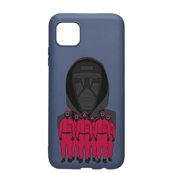 Husa Silicon Compatibila Cu Apple iPhone 11 Pro Max, Squid Game - Front Man And Soldier, rezistenta la uzura, anti-alunecare, AlaskanBlue, AB841 Husa Silicon Compatibila Cu Apple iPhone 11 Pro Max, Squid Game - Front Man And Soldier, rezistenta la uzura, anti-alunecare, AlaskanBlue, AB841