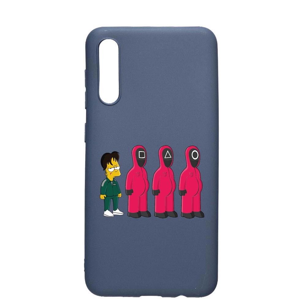 Husa Silicon Compatibila Cu Xiaomi Redmi 9A, Squid Game - Simpson, rezistenta la uzura, anti-alunecare, AlaskanBlue, AB842