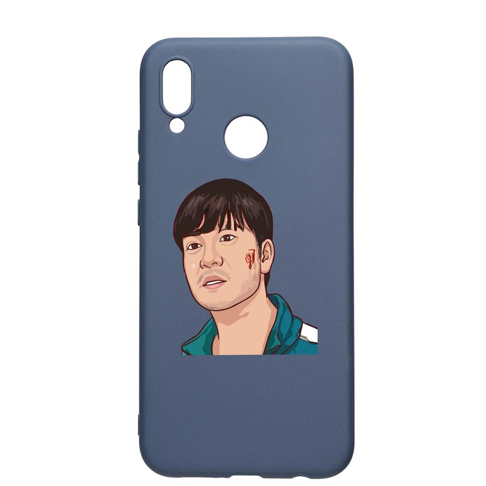 Husa Silicon Compatibila Cu Xiaomi Redmi 7, Squid Game - Gamer 218, rezistenta la uzura, anti-alunecare, AlaskanBlue, AB843