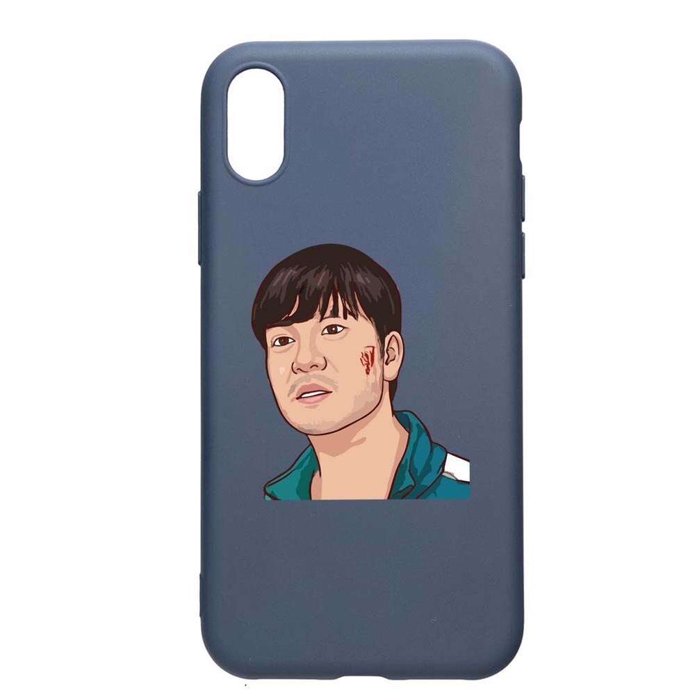 Husa Silicon Compatibila Cu Apple iPhone XR, Squid Game - Gamer 218, rezistenta la uzura, anti-alunecare, AlaskanBlue, AB843