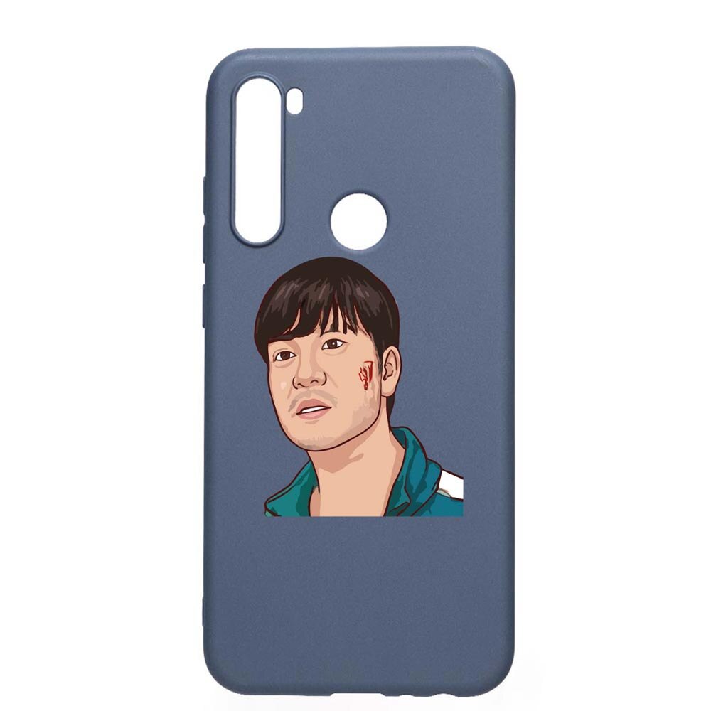 Husa Silicon Compatibila Cu Xiaomi Redmi Note 8T, Squid Game - Gamer 218, rezistenta la uzura, anti-alunecare, AlaskanBlue, AB843