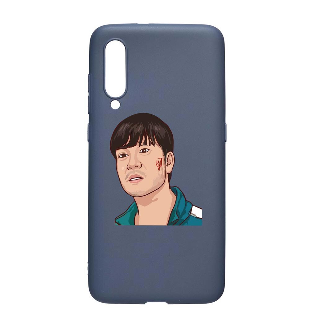 Husa Silicon Compatibila Cu Xiaomi Mi 9, Squid Game - Gamer 218, rezistenta la uzura, anti-alunecare, AlaskanBlue, AB843