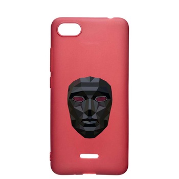 Husa Silicon Compatibila cu Apple iPhone SE 2 / iPhone 7 / iPhone 8, Squid Game - Mask Front Man, rezistenta la uzura, anti-alunecare, Pomegranate, PG844 Husa Silicon Compatibila cu Apple iPhone SE 2 / iPhone 7 / iPhone 8, Squid Game - Mask Front Man, rezistenta la uzura, anti-alunecare, Pomegranate, PG844