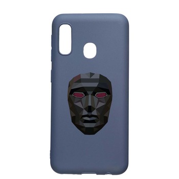 Husa Silicon Compatibila Cu Samsung Galaxy A20e, Squid Game - Mask Front Man, rezistenta la uzura, anti-alunecare, AlaskanBlue, AB844 Husa Silicon Compatibila Cu Samsung Galaxy A20e, Squid Game - Mask Front Man, rezistenta la uzura, anti-alunecare, AlaskanBlue, AB844