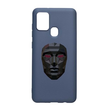 Husa Silicon Compatibila Cu Samsung Galaxy A21s, Squid Game - Mask Front Man, rezistenta la uzura, anti-alunecare, AlaskanBlue, AB844 Husa Silicon Compatibila Cu Samsung Galaxy A21s, Squid Game - Mask Front Man, rezistenta la uzura, anti-alunecare, AlaskanBlue, AB844