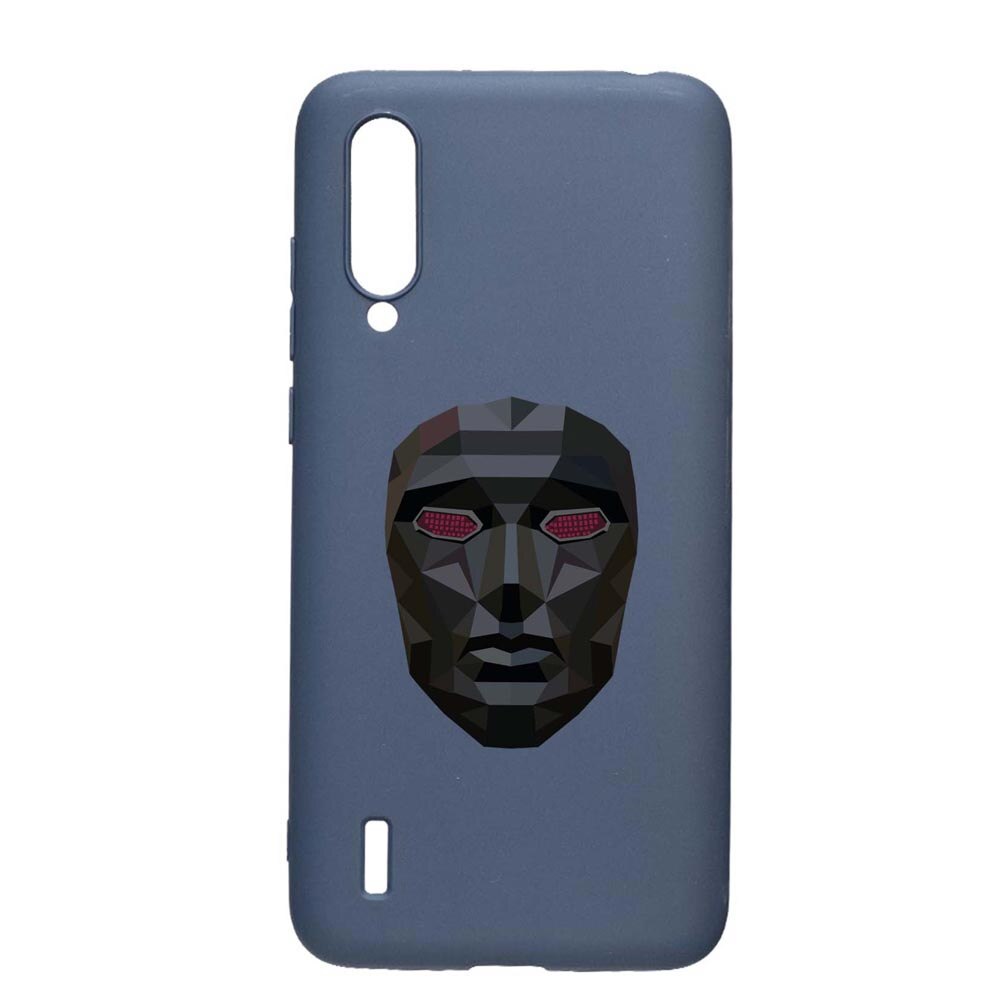 Husa Silicon Compatibila Cu Xiaomi Mi A3 Lite, Squid Game - Mask Front Man, rezistenta la uzura, anti-alunecare, AlaskanBlue, AB844