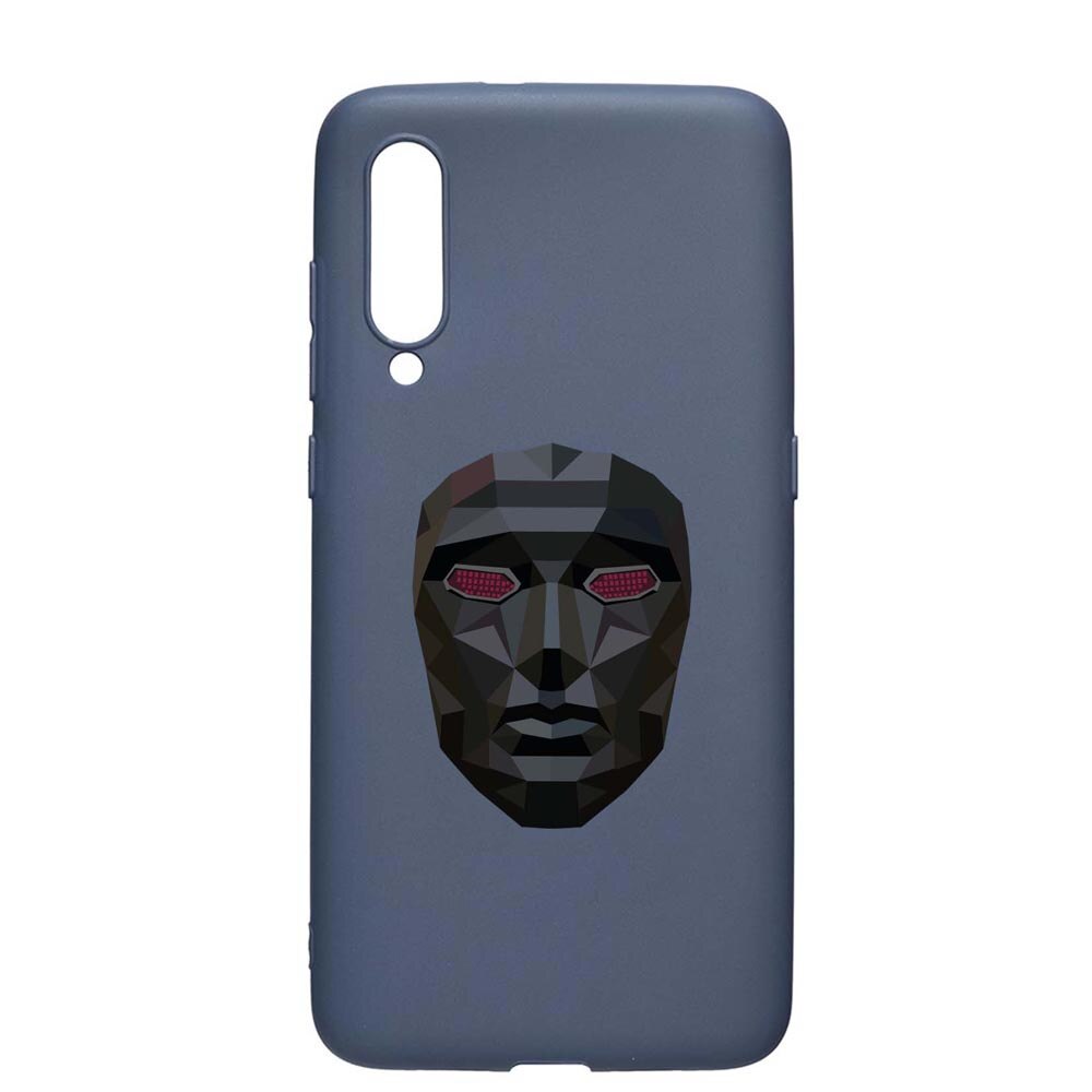 Husa Silicon Compatibila Cu Xiaomi Mi 9, Squid Game - Mask Front Man, rezistenta la uzura, anti-alunecare, AlaskanBlue, AB844