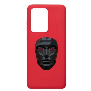 Husa Silicon Compatibila Cu Samsung Galaxy S20 Ultra, Squid Game - Mask Front Man, rezistenta la uzura, anti-alunecare, Red, R844 Husa Silicon Compatibila Cu Samsung Galaxy S20 Ultra, Squid Game - Mask Front Man, rezistenta la uzura, anti-alunecare, Red, R844