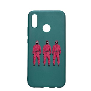 Husa Silicon Compatibila cu Samsung Galaxy A30s, Squid Game - Soldier Mask, rezistenta la uzura, anti-alunecare, ForestGreen, FG845 Husa Silicon Compatibila cu Samsung Galaxy A30s, Squid Game - Soldier Mask, rezistenta la uzura, anti-alunecare, ForestGreen, FG845